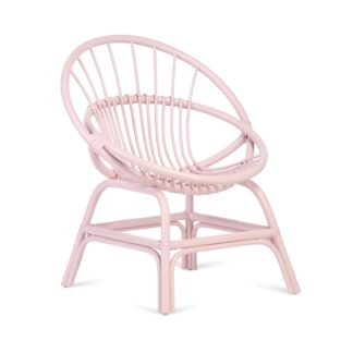 An Image of Moon Cane Chair in Pink