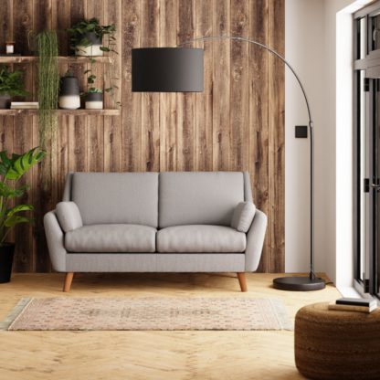 d3d249adba00e3a3cdca812dbcfc78c9f6c2707e01b5d84e9a50b0392b43671a.jpg An Image of Milo Chunky Boucle 2 Seater Sofa Dove (Grey)