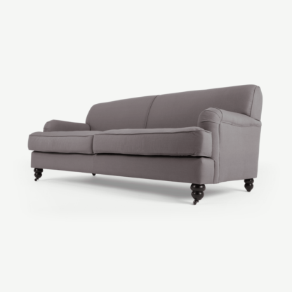 An Image of Orson 3 Seater Sofa, Graphite Grey