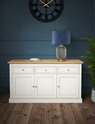 An Image of M&S Greenwich 3 Door Sideboard