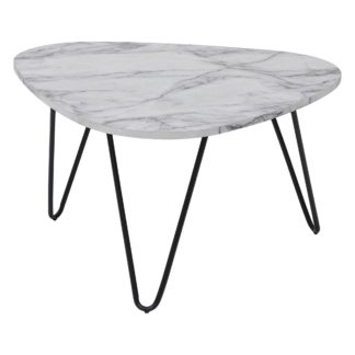 An Image of Triste Coffee Table White and Grey