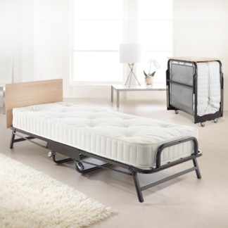 An Image of Jay-Be Crown Premier Folding Bed with Deep Sprung Mattress - 2ft6 Small Single