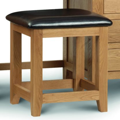 An Image of Marlborough Oak Dressing Stool