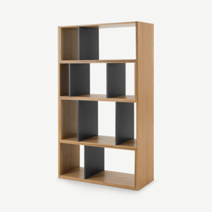 An Image of Kya Extending Shelves, Oak and Grey