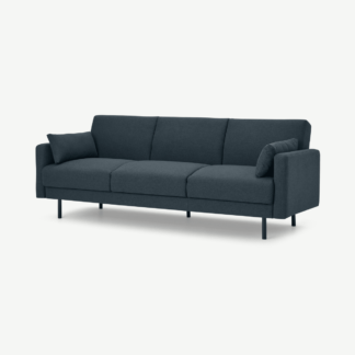 An Image of Delphi Click Clack Sofa Bed, Aegean Blue