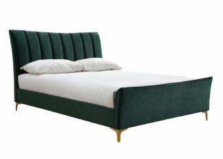 An Image of Birlea Clover Small Double Bed Frame - Green