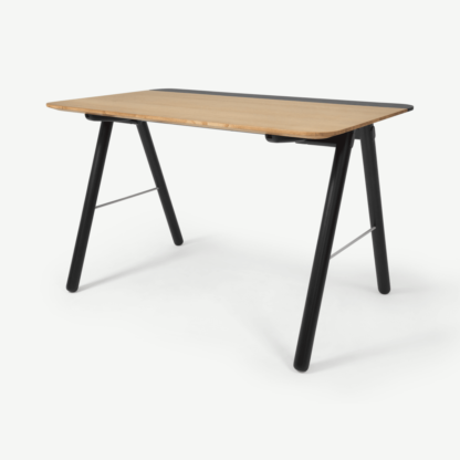 An Image of Blaise Desk, Oak and Black