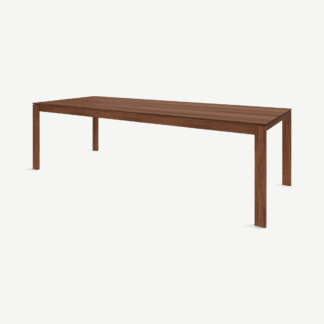 An Image of Corinna 12 Seat Dining Table, Walnut