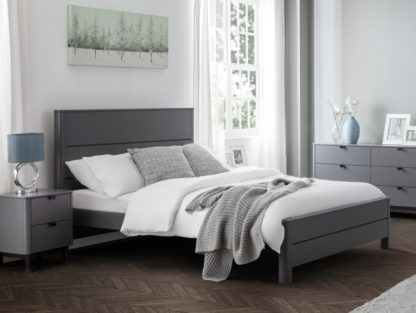 e254ce04dd61b2c1b698bc26b9af12d1622b2b42d93b6177a411741b84de6e9f-1.jpg An Image of Chloe Grey Wooden Bed Frame - 5ft King Size