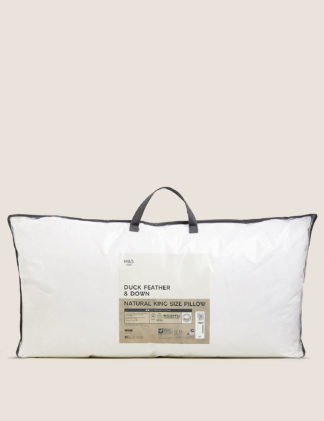 An Image of M&S Duck Feather & Down Medium King Size Pillow
