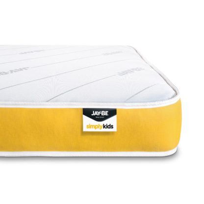 An Image of Jay-Be Simply Kids Foam Free Anti-Allergy Pocket Spring Mattress - Shorty (75 x 175 cm)