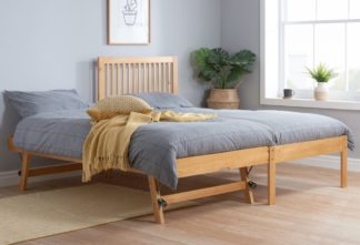 An Image of Buxton Pine Wooden Guest Bed Frame - 3ft Single