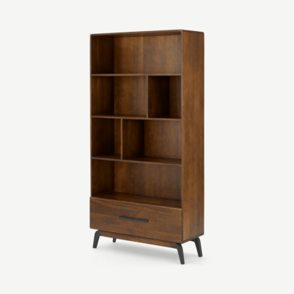 An Image of Lucien bookcase, Dark Mango wood