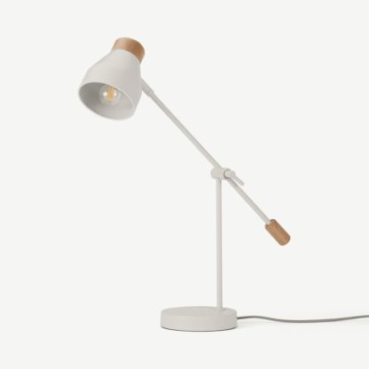 An Image of Albert Task Desk Lamp, Muted Grey