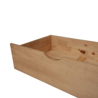 An Image of Waxed Pine Underbed Storage Drawers - Pair