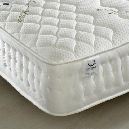 An Image of Aloe Vera 1500 Pocket Sprung Memory and Reflex Foam Mattress - 4ft Small Double (120 x 190 cm)