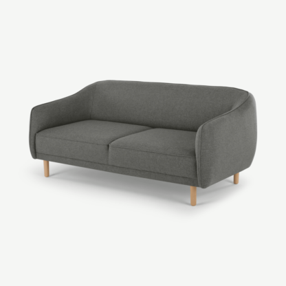 An Image of Haring 3 Seater Sofa, Cadet Dark Grey