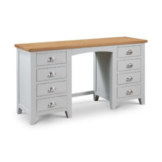An Image of Richmond Grey and Oak Wooden Dressing Table