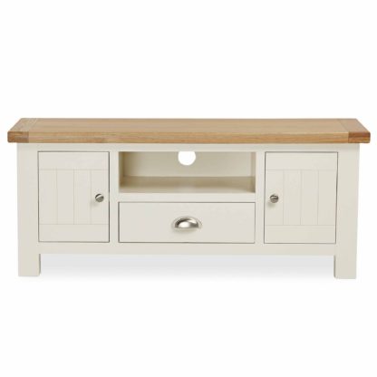 An Image of Wilby Cream TV Stand Cream