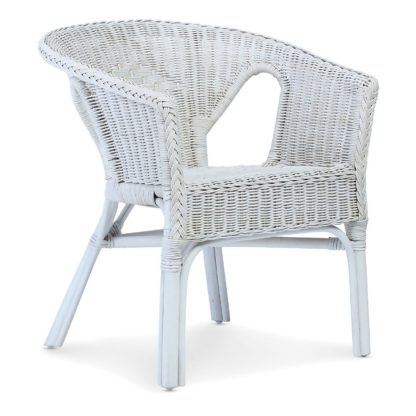 An Image of Wicker Loom Chairs in Blue