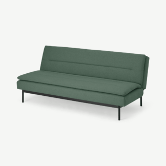 An Image of Stefan Click Clack Sofa Bed, Alpine Green