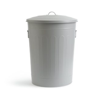 An Image of Habitat 49 Litre Trash Can Waste Bin - Grey