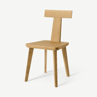 An Image of Tirado Dining Chair, Oak Finish
