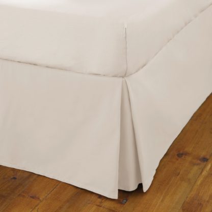 An Image of Fogarty Cooling Cotton Fitted Valance Sheet White