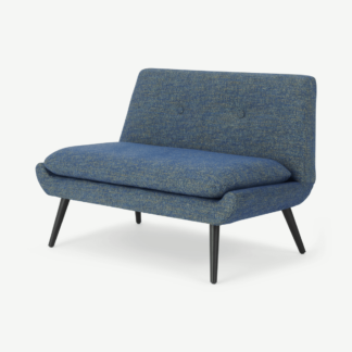 An Image of Jonny 2 Seater Sofa, Revival Blue