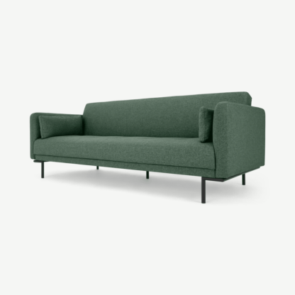 An Image of Harlow Click Clack Sofa Bed, Darby Green