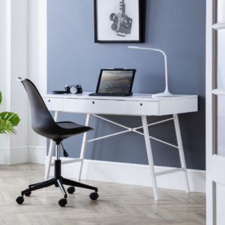 An Image of Trianon White Wooden Desk