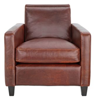 An Image of Habitat Chester Leather Armchair - Tan