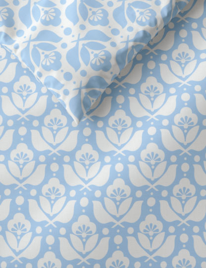 An Image of M&S Cotton Mix Geometric Bedding Set