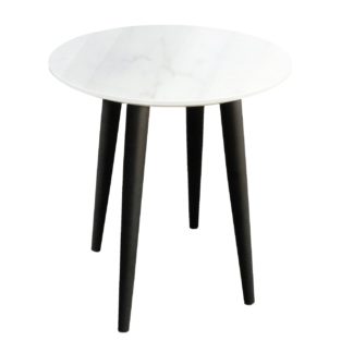 An Image of Lule Side Table - Black & White