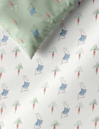 An Image of M&S Pure Cotton Peter Rabbit™ Bedding Set