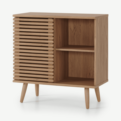 An Image of Tulma Compact Cupboard, Oak Effect