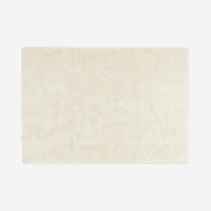 f7ec44cac9213ef79b18c1c6333f09441dcc1df886a1cb1387333607f2f094a4-3.png An Image of Mala Pile Rug, Small 120 x 170cm, Small, Off White