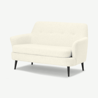 An Image of Verne 2 Seater Sofa, Faux Sheepskin
