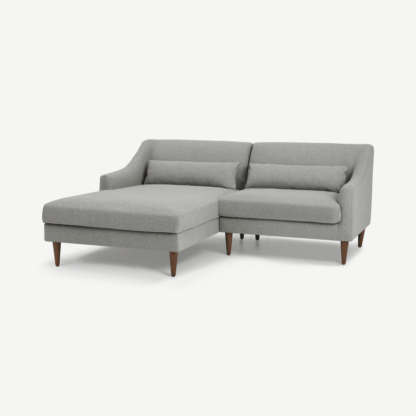 f85027eeceedb9cd8a7e882171c442327652c305fb0b665fd0f66b2b4ba959c8-1.png An Image of Herton Left Hand Facing Small Chaise End Corner Sofa, Mountain Grey