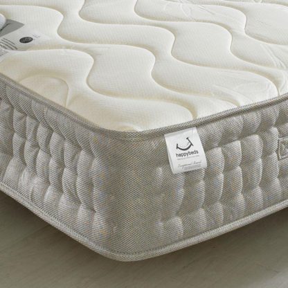 An Image of Bamboo 1500 Pocket Sprung Memory and Reflex Foam Mattress - 3ft Single (90 x 190 cm)