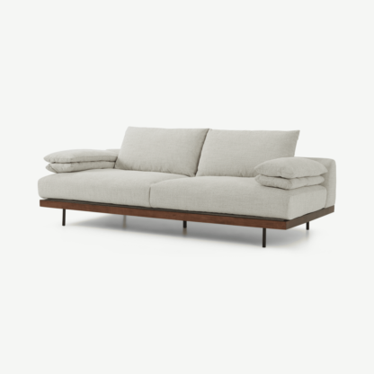 An Image of Zita 3 Seater Sofa, Kyoto Oyster