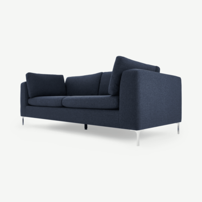 An Image of Monterosso 3 Seater Sofa, Storm Blue