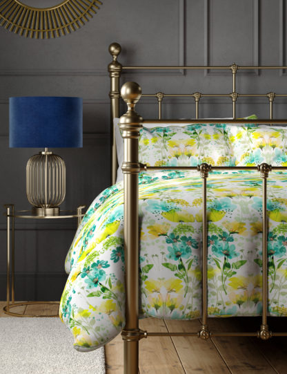 An Image of M&S Pure Cotton Floral Bedding Set