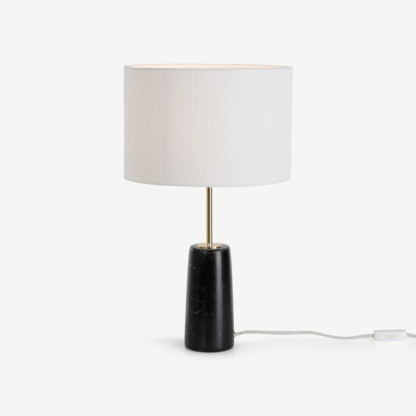 fcda8d99390ca1b32cbe606c25ec7006495c08a5fb3f15d040ffedbfadb46cb3-1.png An Image of Rita Table Lamp, Brass and Marble