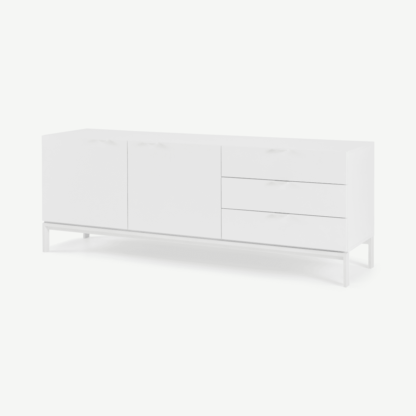 An Image of Marcell Wide Sideboard, White