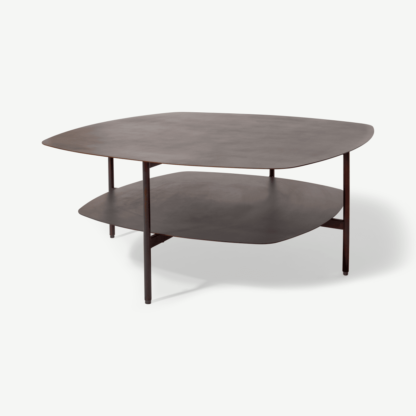 An Image of Tayen Square Coffee Table, Aged Bronze