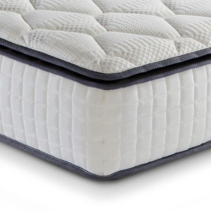 An Image of SleepSoul Bliss 800 Pocket Spring and Memory Foam Pillowtop Mattress - 5ft King Size (150 x 200 cm)