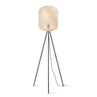 An Image of Reid Bamboo Floor Lamp