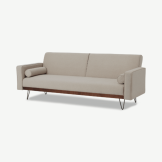 An Image of Warner Click Clack Sofa Bed, Tapioca