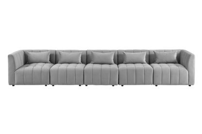 An Image of Essen Five Seat Sofa – Dove Grey